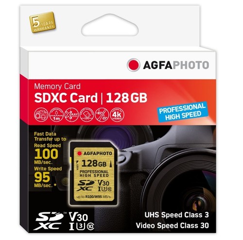 Agfaphoto sdxc uhs 128gb - agfaphoto,