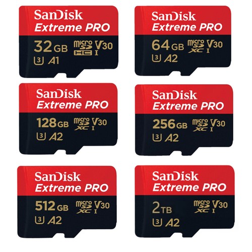 2tb 512gb 32gb - extreme, pro