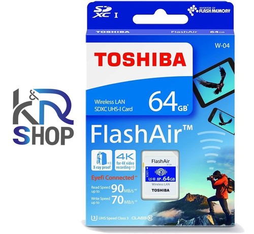 Toshiba 64gb flashair 04 - 64gb, w-04