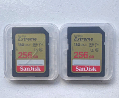 Stück sandisk extreme sdxc - 2,