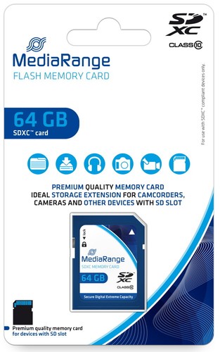 Mediarange sdxc karte 64gb - mediarange,