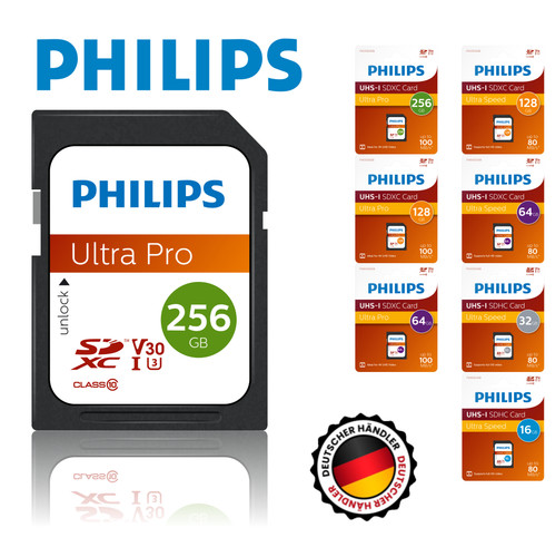 Philips karte 16gb 32gb - sd-karte,